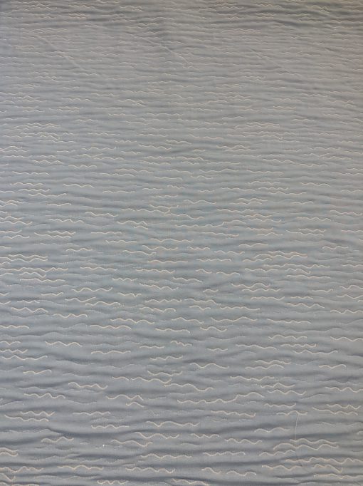 خرید پارچه ژاکارد آمتیس مدل موج کوتاه آبی آسمانی